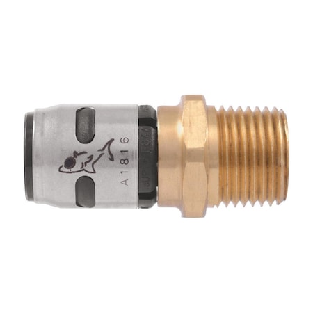 Sharkbite SharkBite EvoPEX 1 in. Push X 1 in. D MPT Brass Adapter K140A
